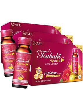 Ageless Collagen Drink with Royal Jelly - 10,000mg, 3 Pack for Youthful Skin